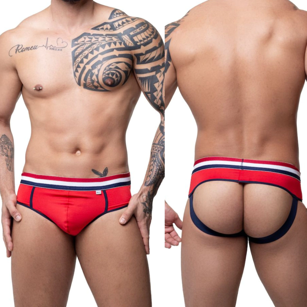 Cueca Jock Tricolor
