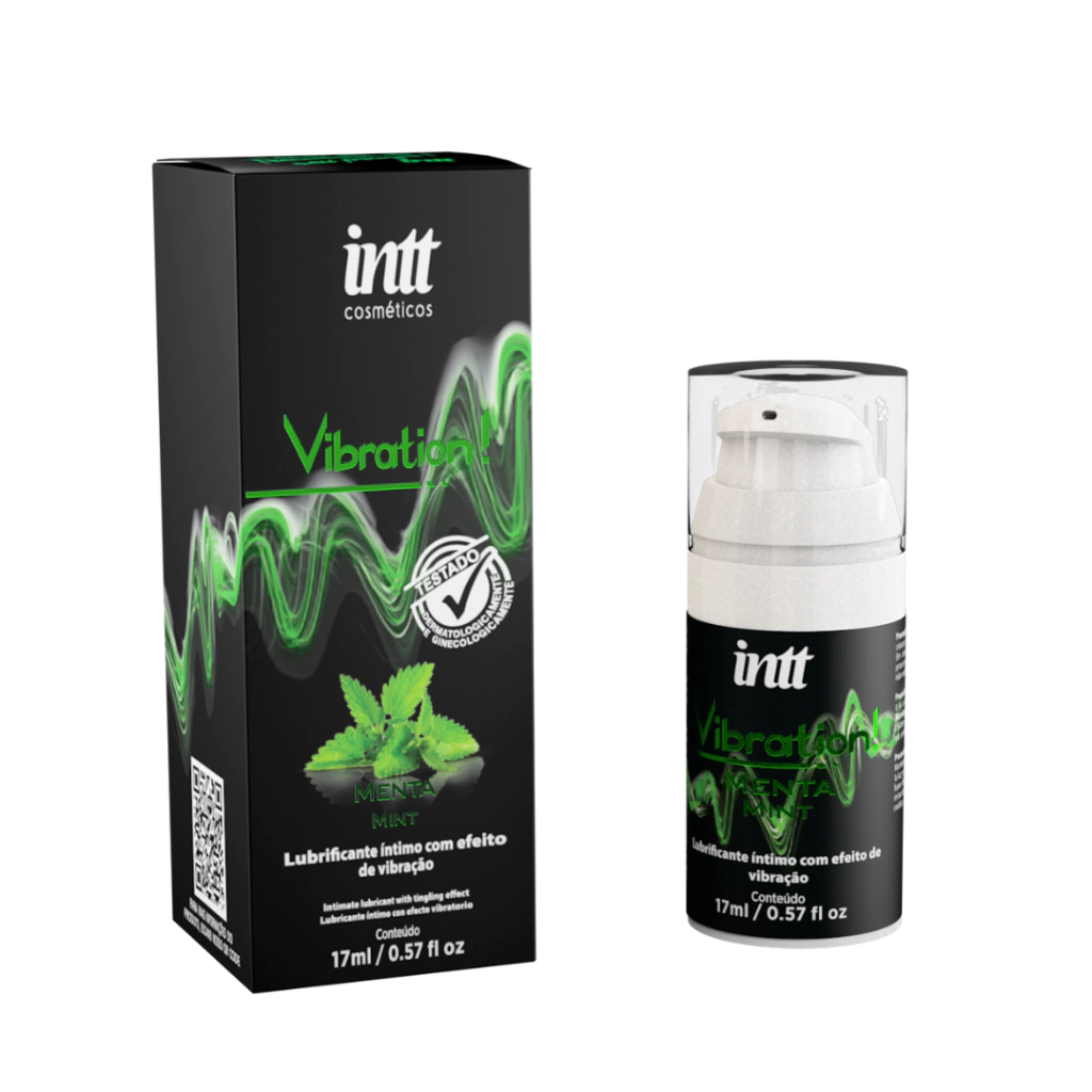 Vibration Menta Gel Com Efeito De Vibração, Pulsação E Aquecimento