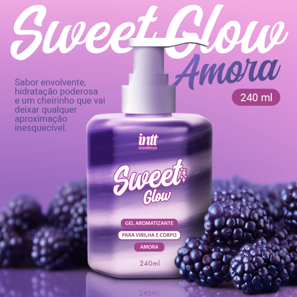 Hidratante para virilha e corpo Sweet Glow Amora