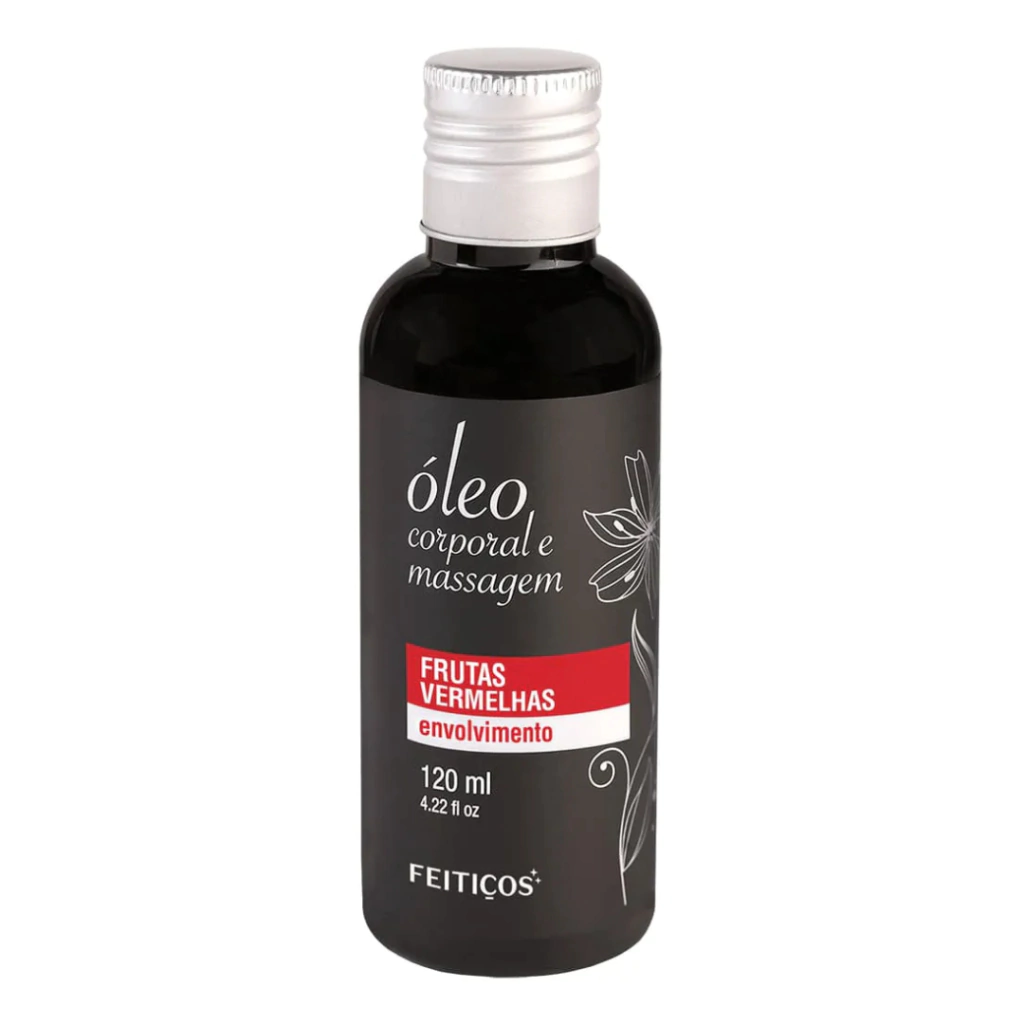 Óleo Corporal Para Massagem - Frutas Vermelhas - Envolvimento