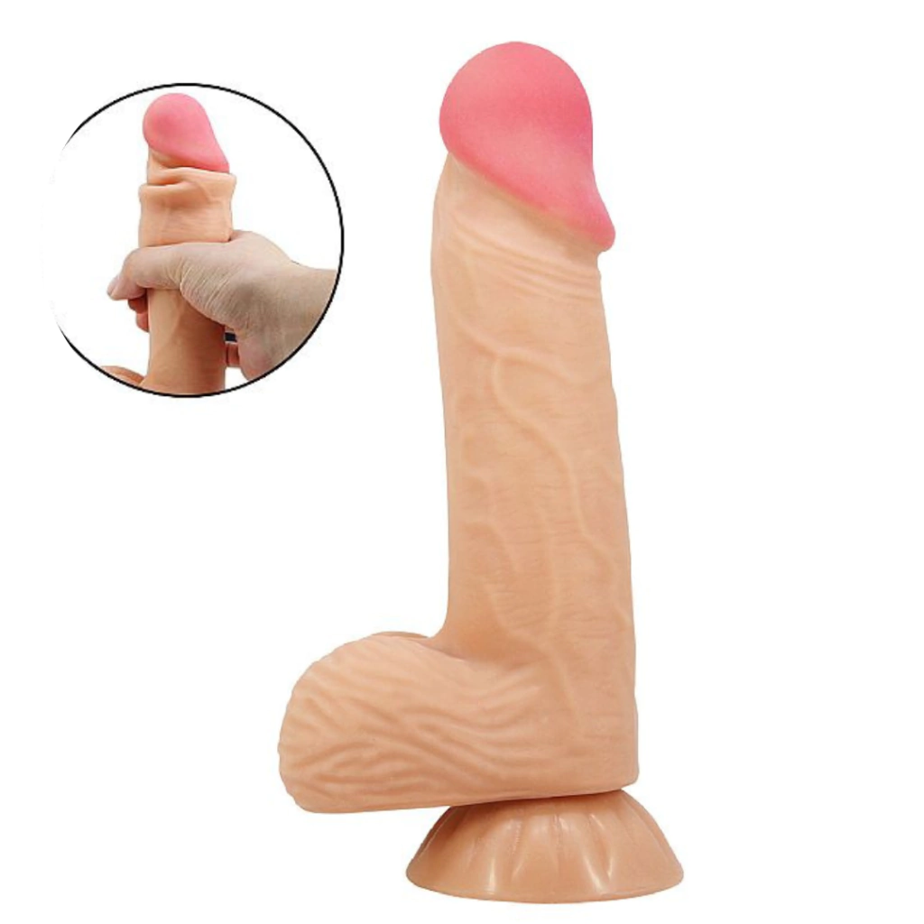 Pênis Realístico com dupla Camada - 21.8x4.6