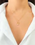 Colar Filha Zircônia Cristal - Banhado a Ouro 18k - comprar online