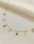 Colar Choker Olho Grego com Zircônias - Banhada em Ouro 18k - loja online