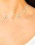 Colar Choker Olho Grego - Banhada em Prata 925 - Miss Visu Acessórios