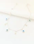 Imagem do Colar Choker Olho Grego - Banhada em Prata 925