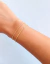 Kit Pulseiras Duo Elegance - Banhada em Ouro 18k