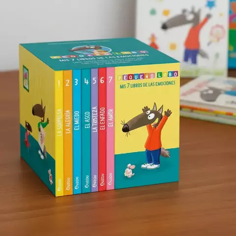Mis 7 Libros De Las Emociones - Pequeño Lobo Box Set