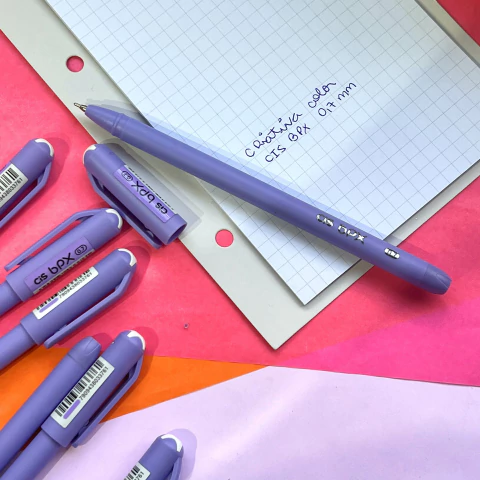 Caneta Esferográfica Lilás 0,7 BPX Cis