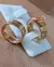 PAR DE ALIANÇA MARSALA 8MM+ SOLITÁRIO| BANHADO A OURO 18K | KIT - loja online