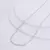 Colar Masculino Cartier 3mm em Aço Prata na internet