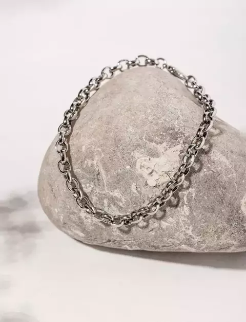 Pulseira Masculina Elo Português em aço cirúrgico - comprar online