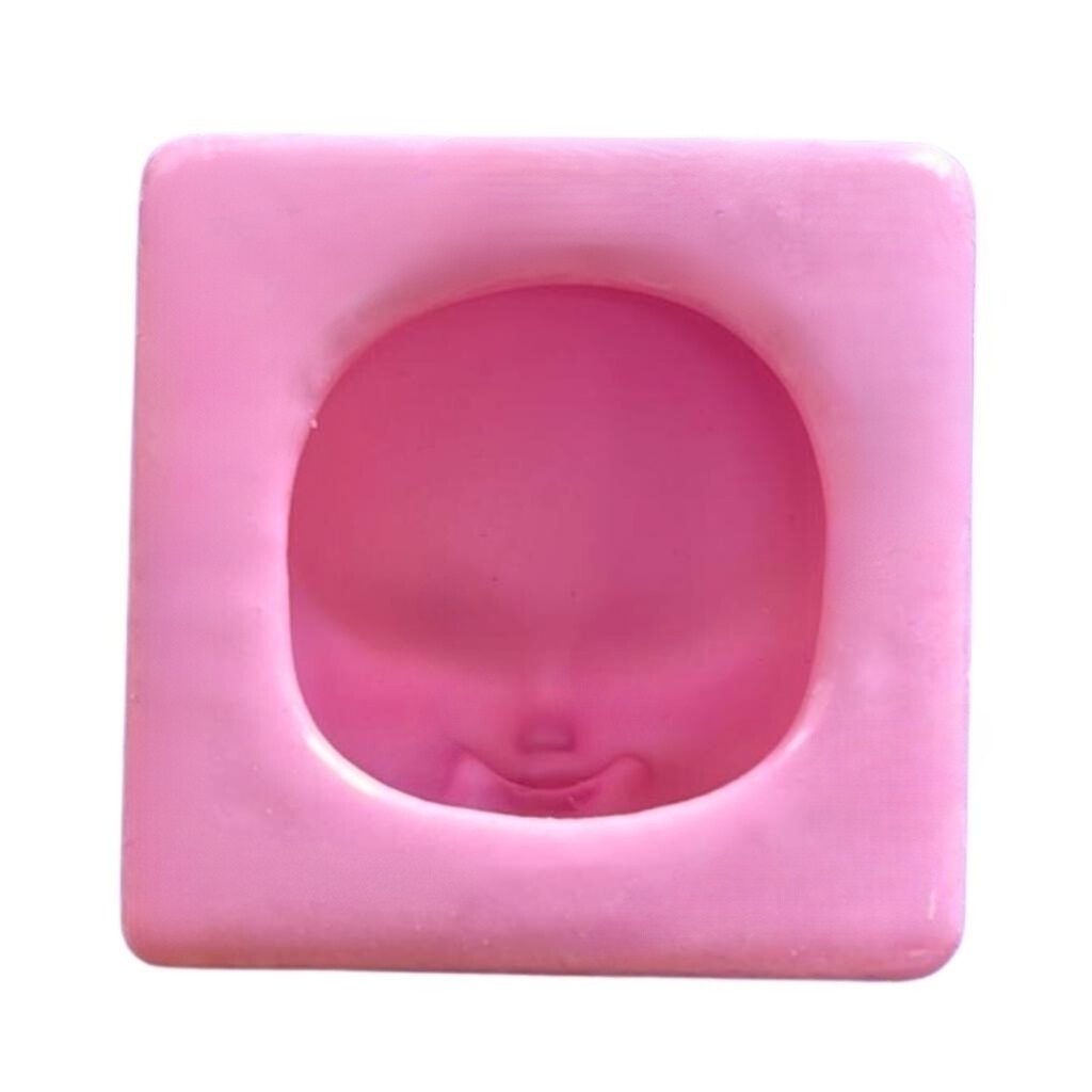 Molde de Silicone Para Biscuit Cabecinha |Cód. 3061