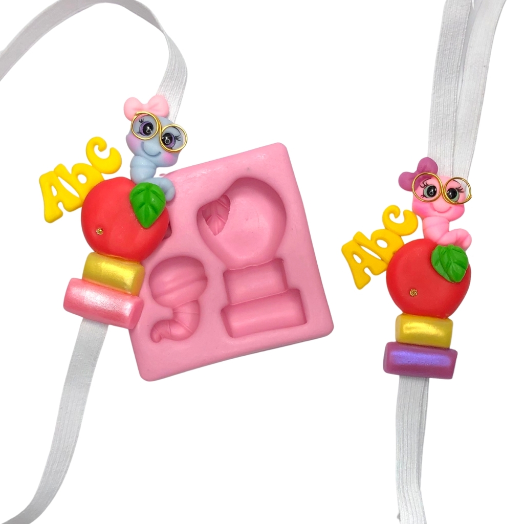Molde de Silicone Para Biscuit Escolar 3 - cod: 2880 - comprar online