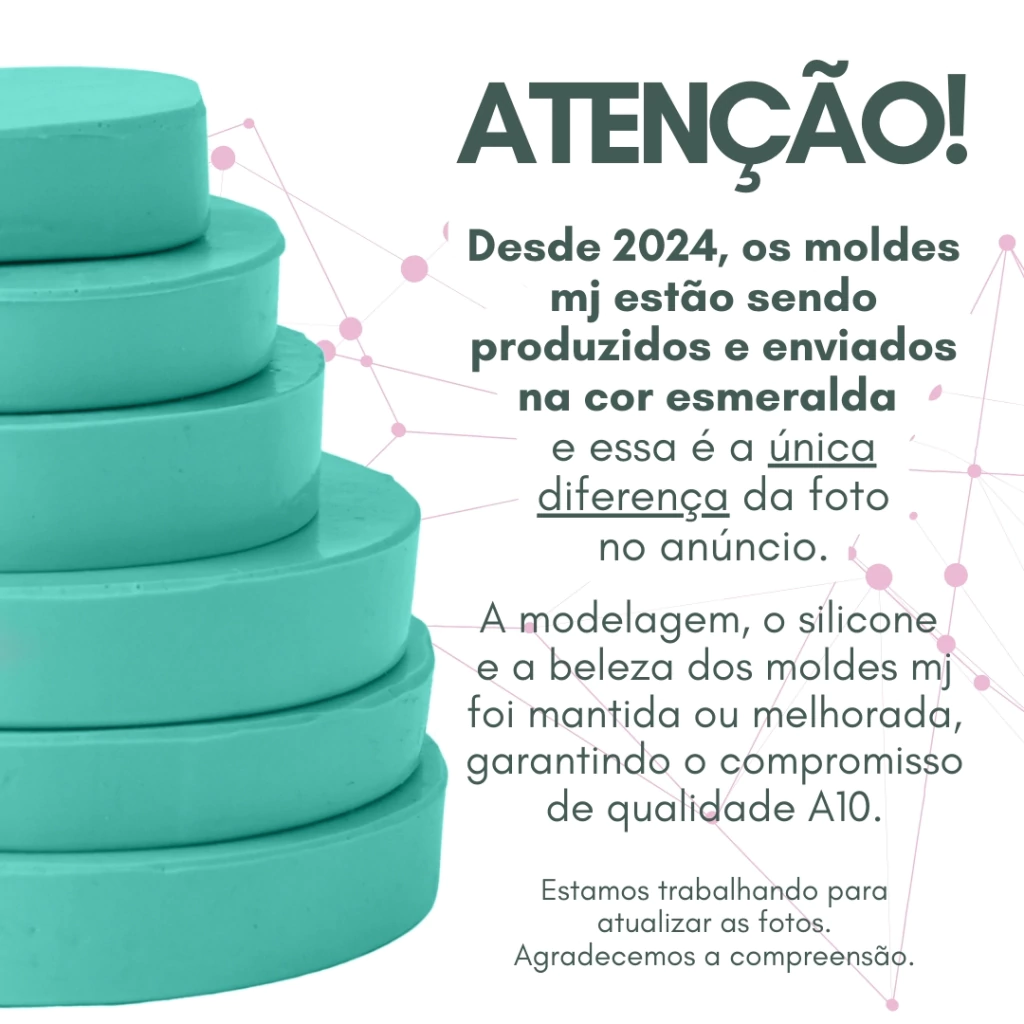 Molde de Silicone Para Biscuit Cabecinha - MJ Artesanatos |Cód.3061 na internet