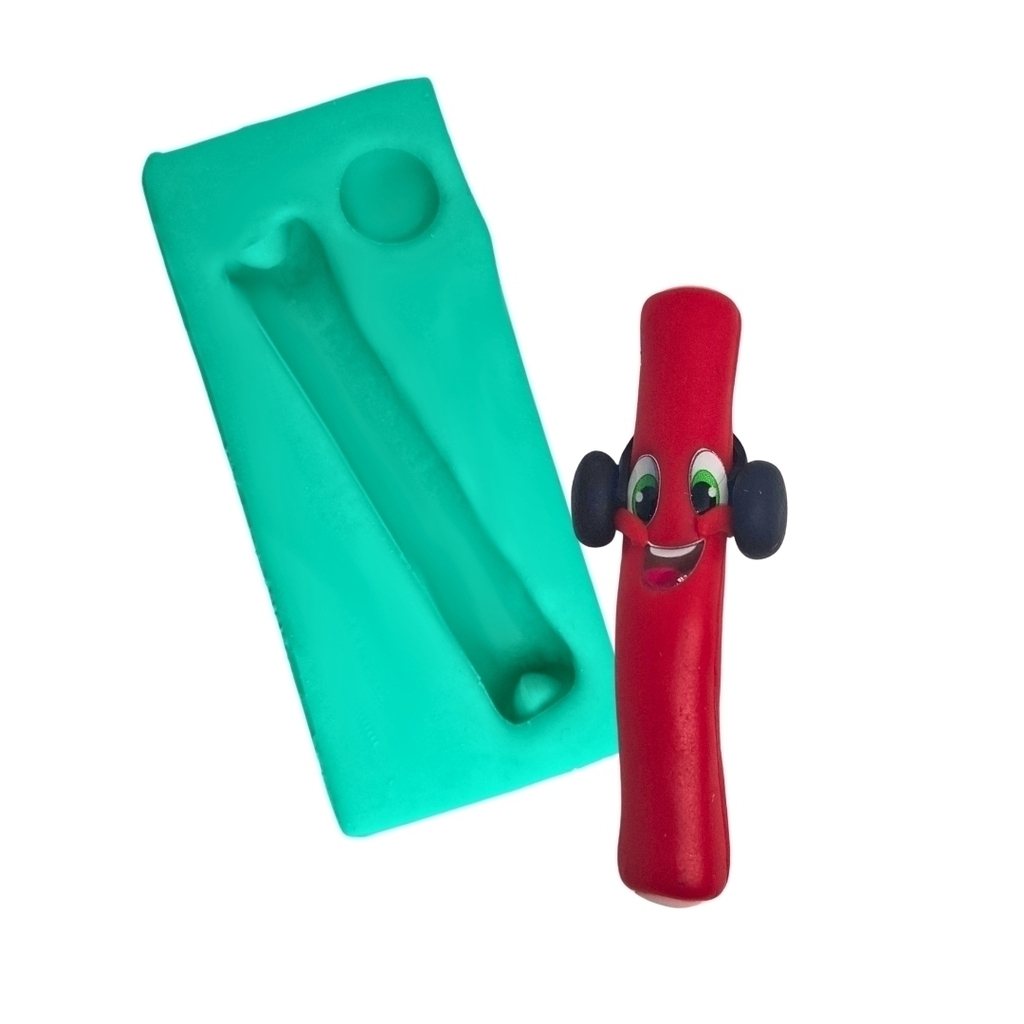 Molde de Silicone para Biscuit Tubinho Doce |Cód. A145