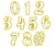Cortador Números Glamour 8,5 - Blue Star - loja online
