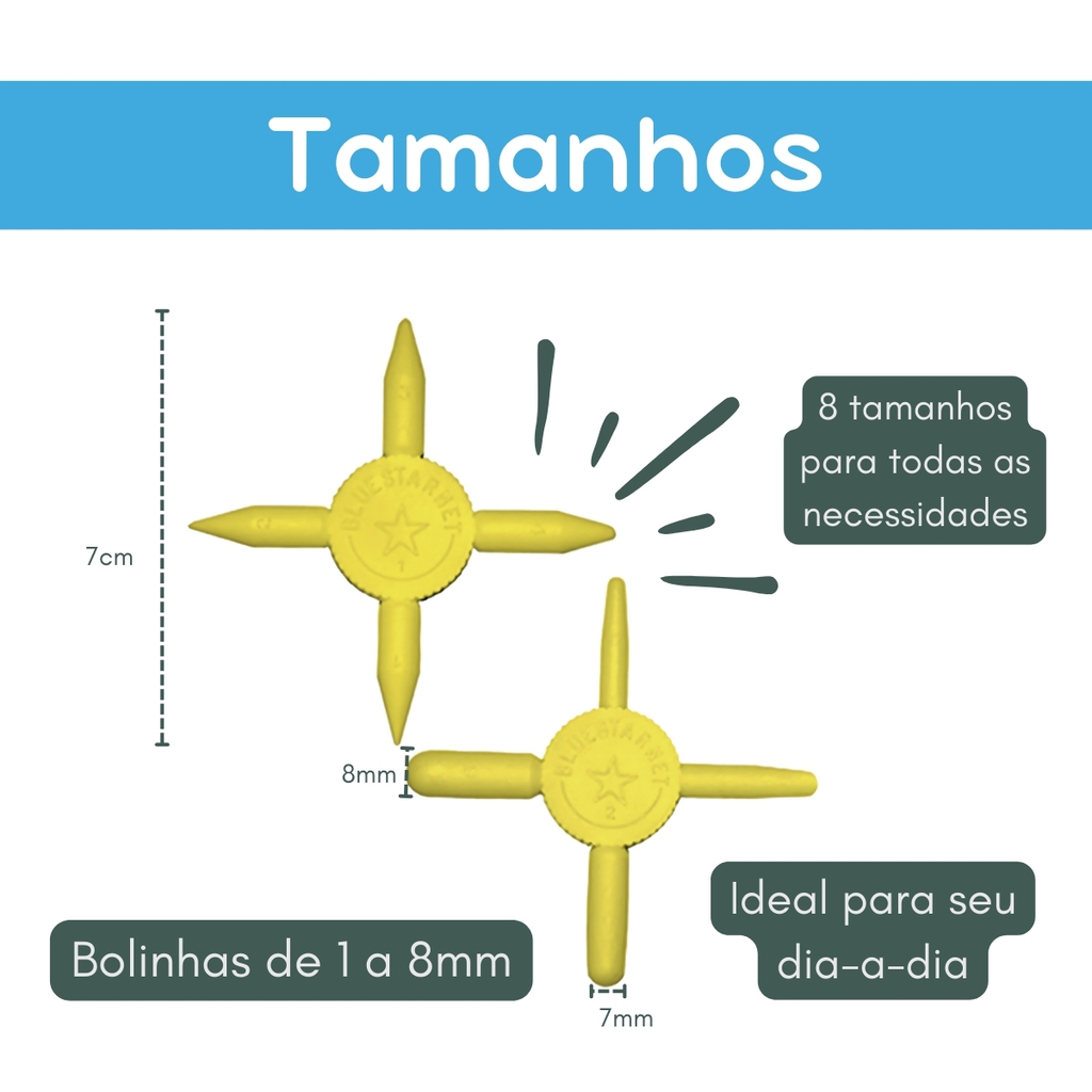 Pinta Bolinha - Blue Star - Mj Artesanatos
