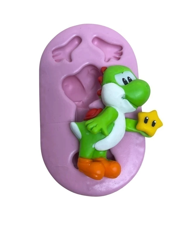 Molde de Silicone Para Biscuit Dino Game - MJ Artesanatos |Cód. 3069 - comprar online