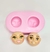 Molde de Silicone Para Biscuit Cabeças Noivos|Cód. 2235 - comprar online