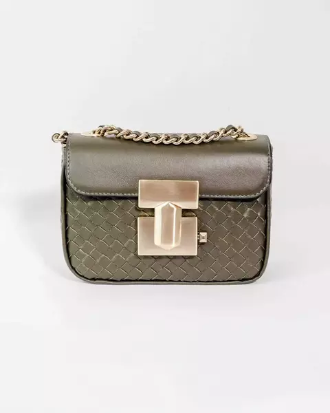 BOLSA PARIS TRESSÊ VERDE OLIVA