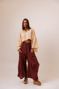 Calça Baruel Laese - Aika - Chocolate - comprar online