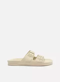 Chinelo Slide Branco Fivelas Brizza na internet