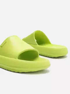 Chinelo Slide Verde Lima Brizza - Cambucá