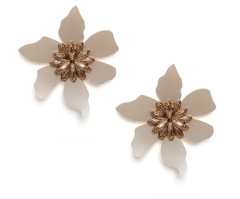 Brinco Flowers G - Perolado - comprar online