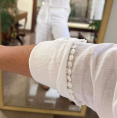 Camisa Évora | 100% Linho Branco - comprar online
