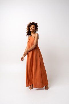 Vestido Ceará Longo Terra - loja online