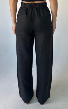 Imagem do Calça Reta 100% Linho (Sintra) Preto