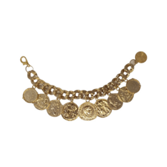Pulseira Moedas Ouro
