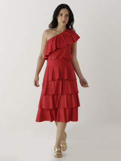Blusa Ombro So Babado Suede - comprar online