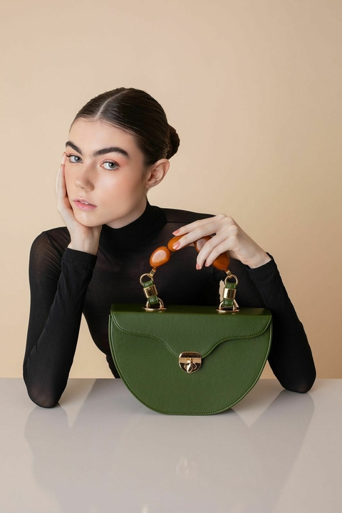 Bolsa Modelo "Prie Petal" Verde