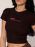 BABY LOOK HYPE MARROM - comprar online