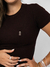 BABY LOOK ÉOH MARROM - comprar online