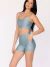 SHORT FIT CANELADO AZUL na internet