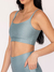 TOP FIT CANELADO AZUL