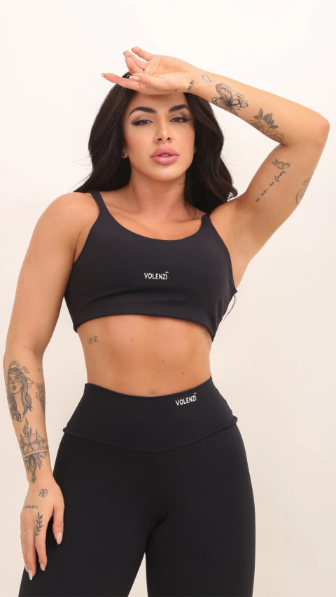 Top Freedom Rib Black – Costas Abertas - comprar online