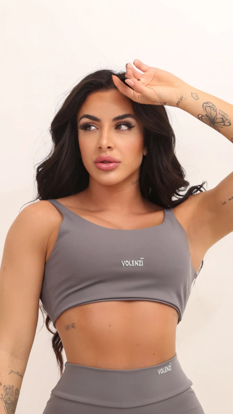 Top Freedom Flow Gray – Costas Abertas - comprar online