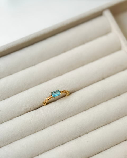 Anel Carol - Aqua Banho Ouro 18k - comprar online