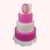 Bolo Fake Branco e Pink Barbie 4 Andares - comprar online
