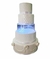 Bolo fake branco com detalhes e led 5 andares