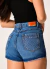 Short jeans c/ detalhes - Nega Palito