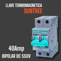 Interruptor Termomagnetico de CC 550V 40A