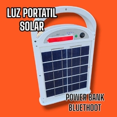 Luz de Camping Solar blue usb baliza power bank