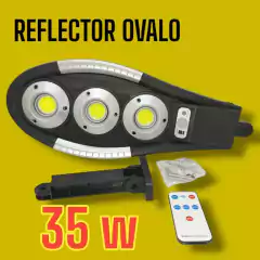 Reflector Solar "OVALO" 3 lentes 35W c/control