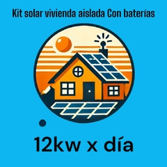 KIT INVERSOR 3000W 24V + BATERIA 2X 12V 200AMP (12KW/DIA) AMPLIABLE - comprar online