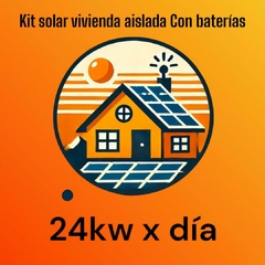 KIT INVERSOR 5000W 48V + BATERIA 4X 12V 200AMP (24KW/DIA) - comprar online