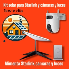 KIT SOLAR PARA STARLINK CAMARAS Y LUCES con bateria - comprar online